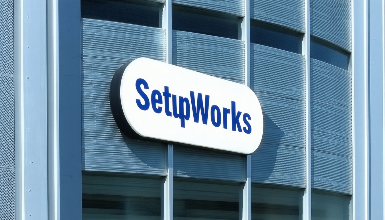 Logo for en bedrift som har automatisert prosesser med SetupWorks